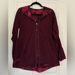Lululemon Athletica Rain for Daze Jacket Bordeaux Drama Pigment Berry Rumble 4